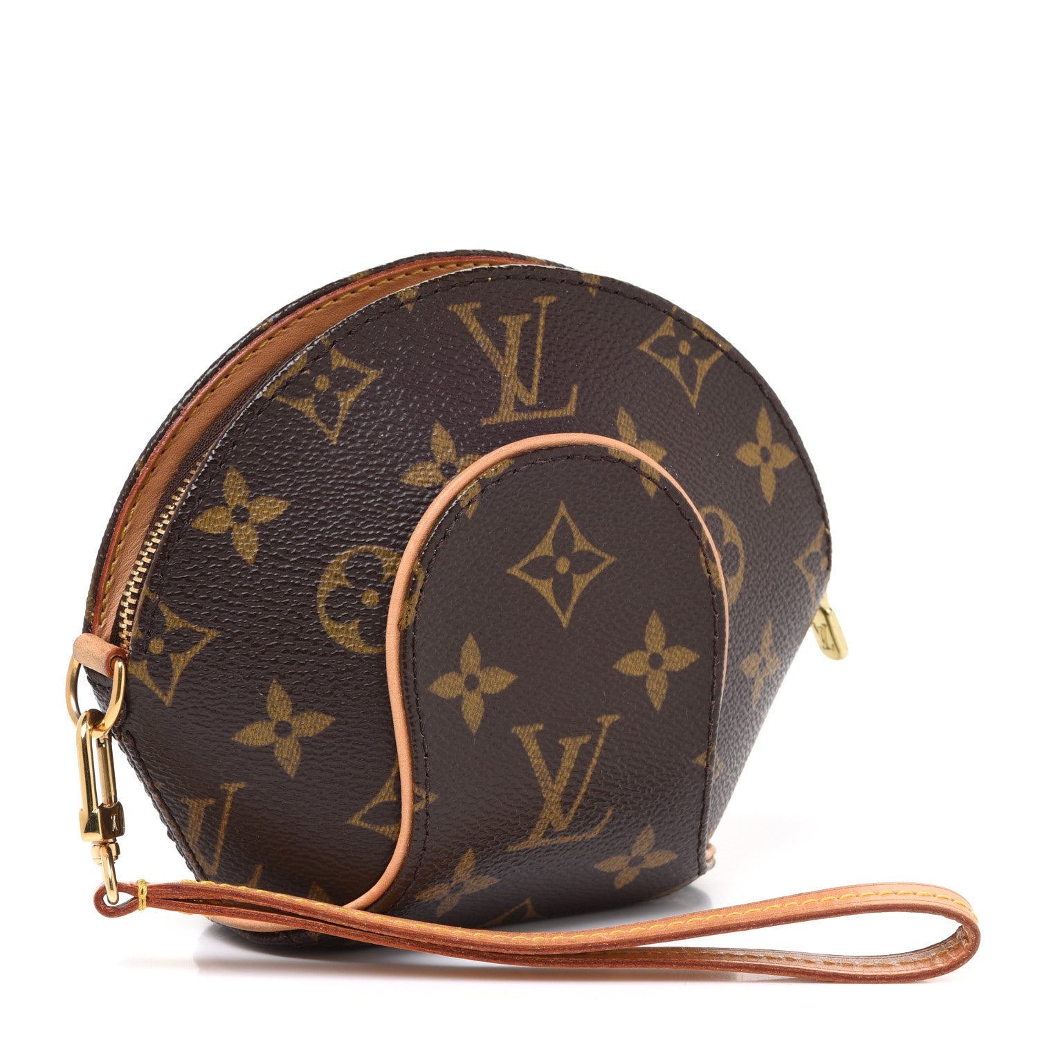 Louis Vuitton Monogram Mini Ellipse Wristlet Clutch 3 of 9