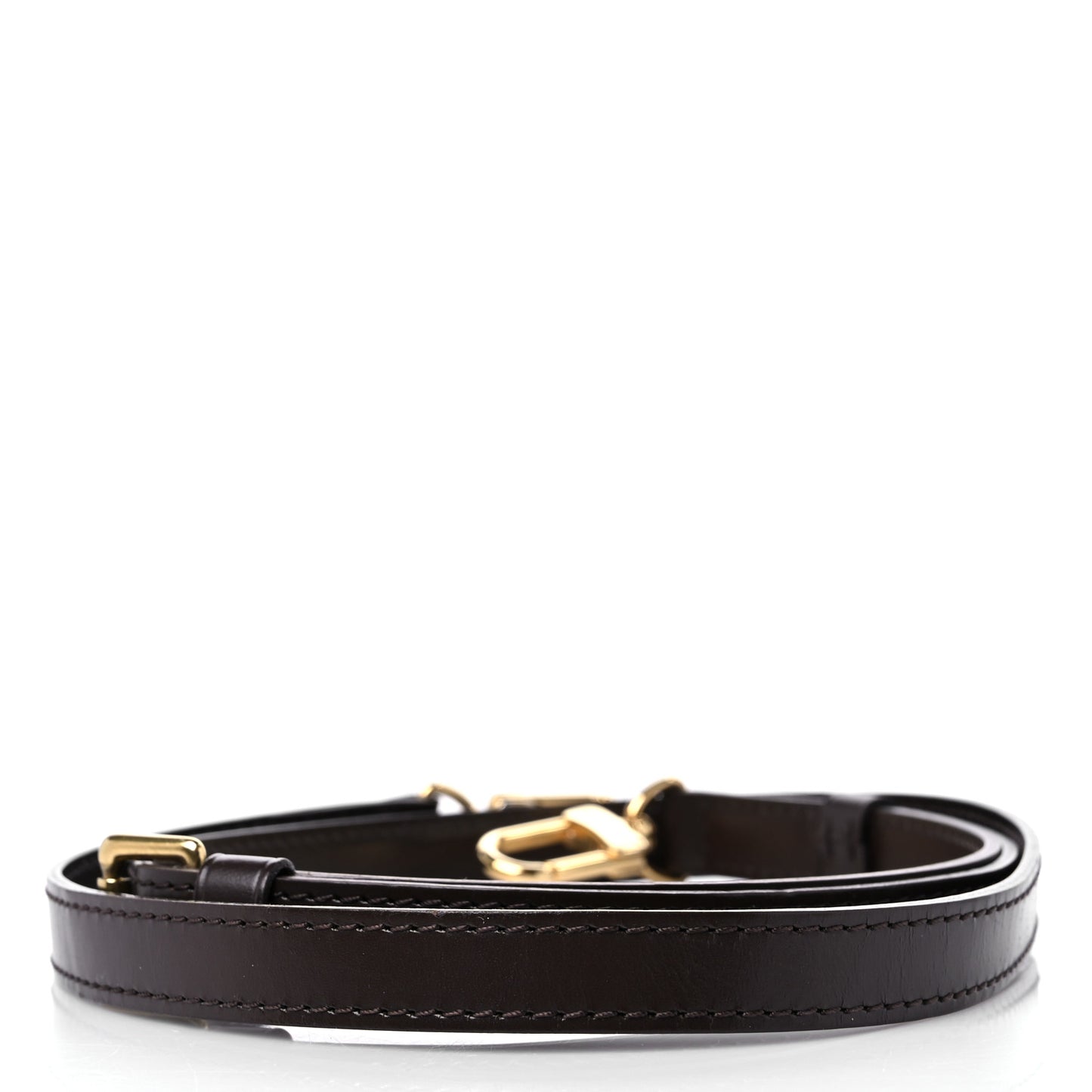 Calfskin 16mm Adjustable Shoulder Strap Brown