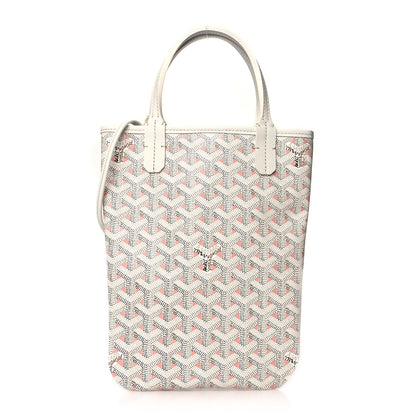 Goyard Goyardine Poitiers Claire Voie Tote White Pink 1 of 10