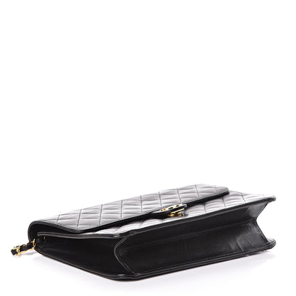 Chanel Lambskin Quilted Medium Single Flap Black 4 of 13