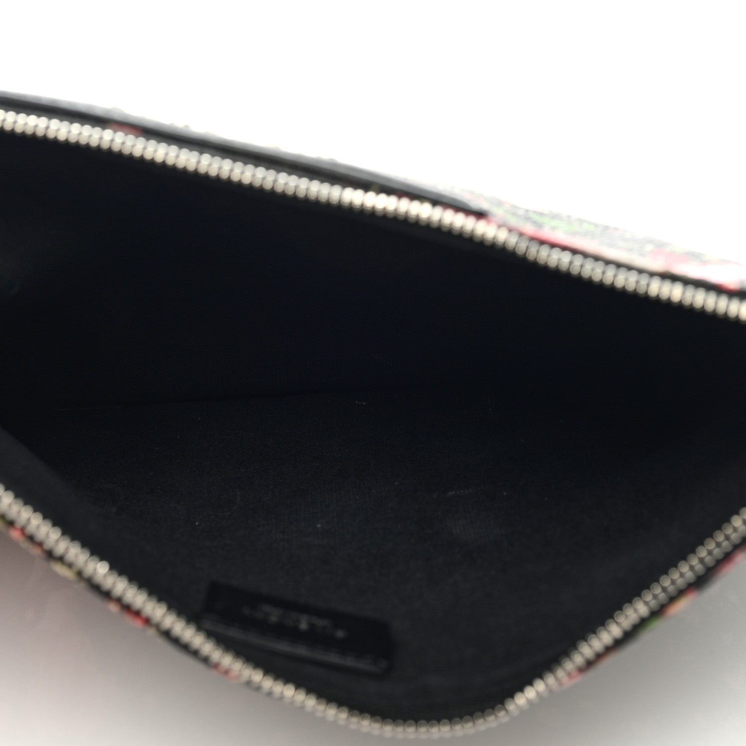 Givenchy Coated Canvas Roses Camouflage Print Medium Antigona Zip Pouch Black 5 of 6