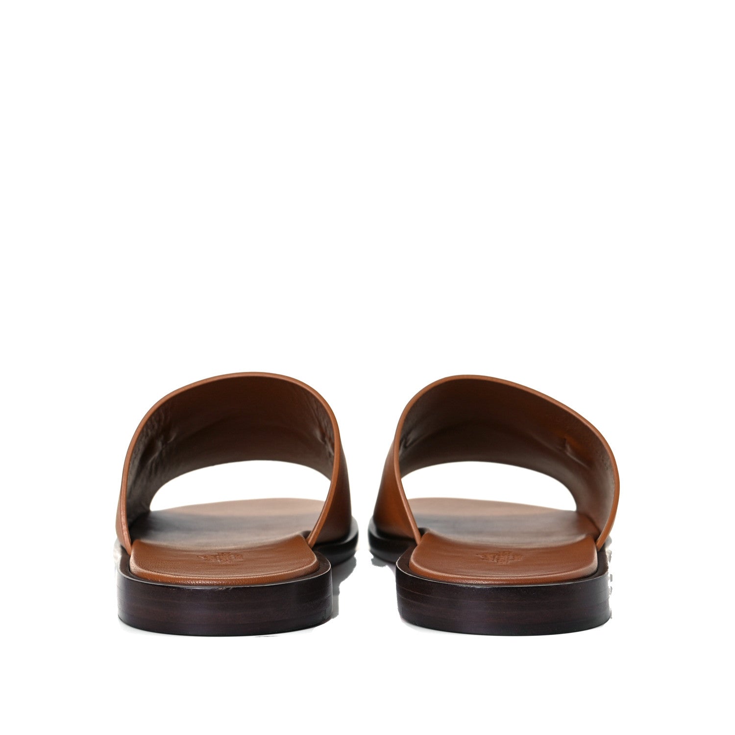 Hermes Calfskin Mens Vaisseau Sandals 40.5 Naturel 5 of 10