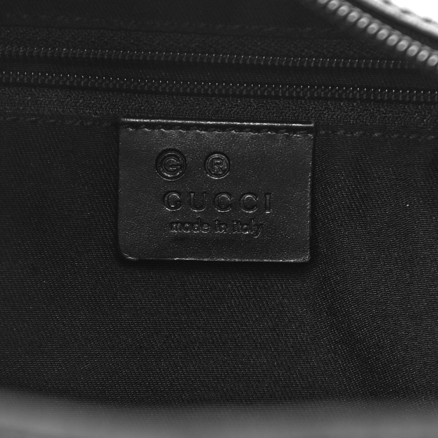 Canvas Horsebit Hobo Black