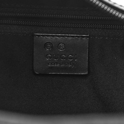 Gucci Canvas Horsebit Hobo Black 6 of 12