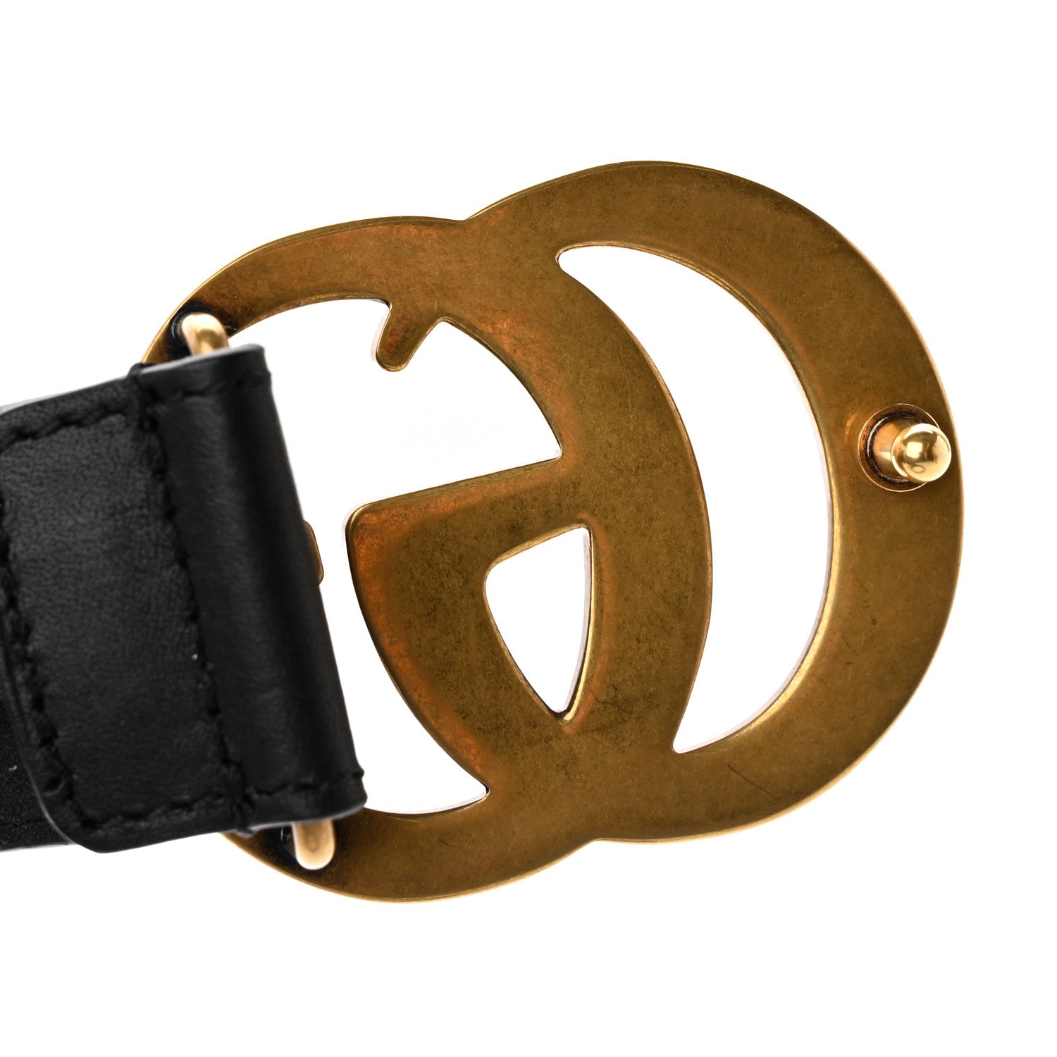 Gucci Calfskin Double G 30mm Belt 95 38 Black 4 of 9