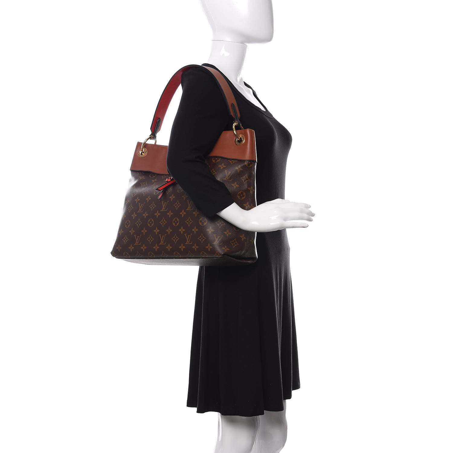 Louis Vuitton Monogram Tuileries Hobo Caramel 2 of 10