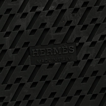 Hermes Calfskin Womens Chypre Sandals 38 Black 6 of 8
