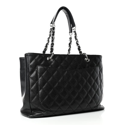 Chanel Caviar Quilted Grand Shopping Tote GST Black 5 of 21