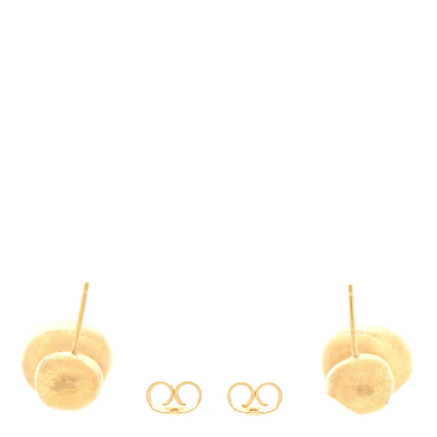 18K Yellow Gold Africa Large Drop Earrings
