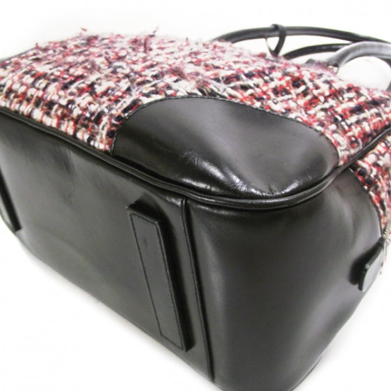 Tweed Vitello Logo Bowler Red