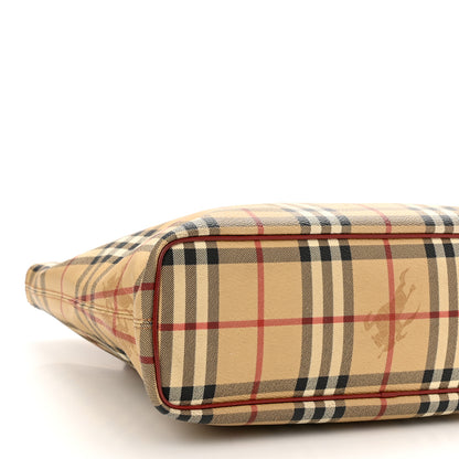 Burberry Haymarket Check Medium Tote Red 9 of 14