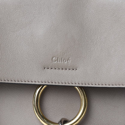 Chloe Calfskin Mini Faye Day Shoulder Bag Motty Grey 9 of 12