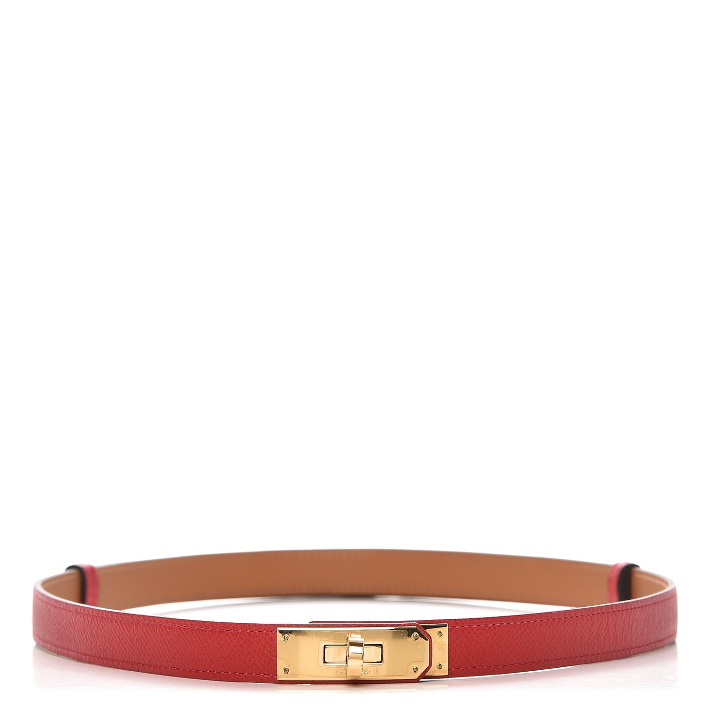 Epsom Kelly Belt Rouge Casaque