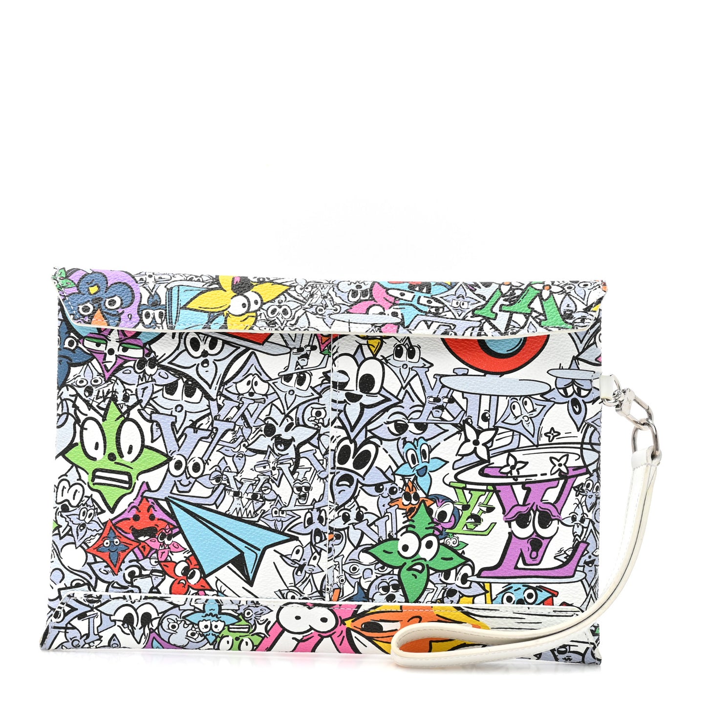 Monogram Comics Trio Envelope Pouch Multicolor