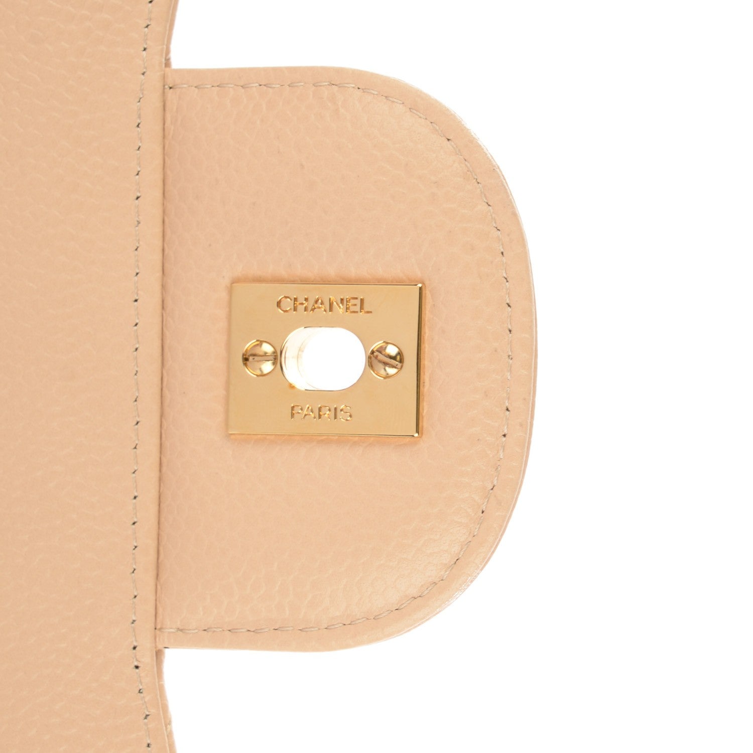 Chanel Caviar Jumbo Double Flap Light Beige 5 of 8