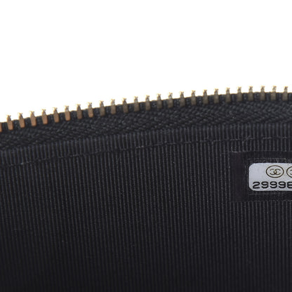 Chanel Lambskin Quilted Trendy Mini Vanity Case With Chain Black 7 of 9