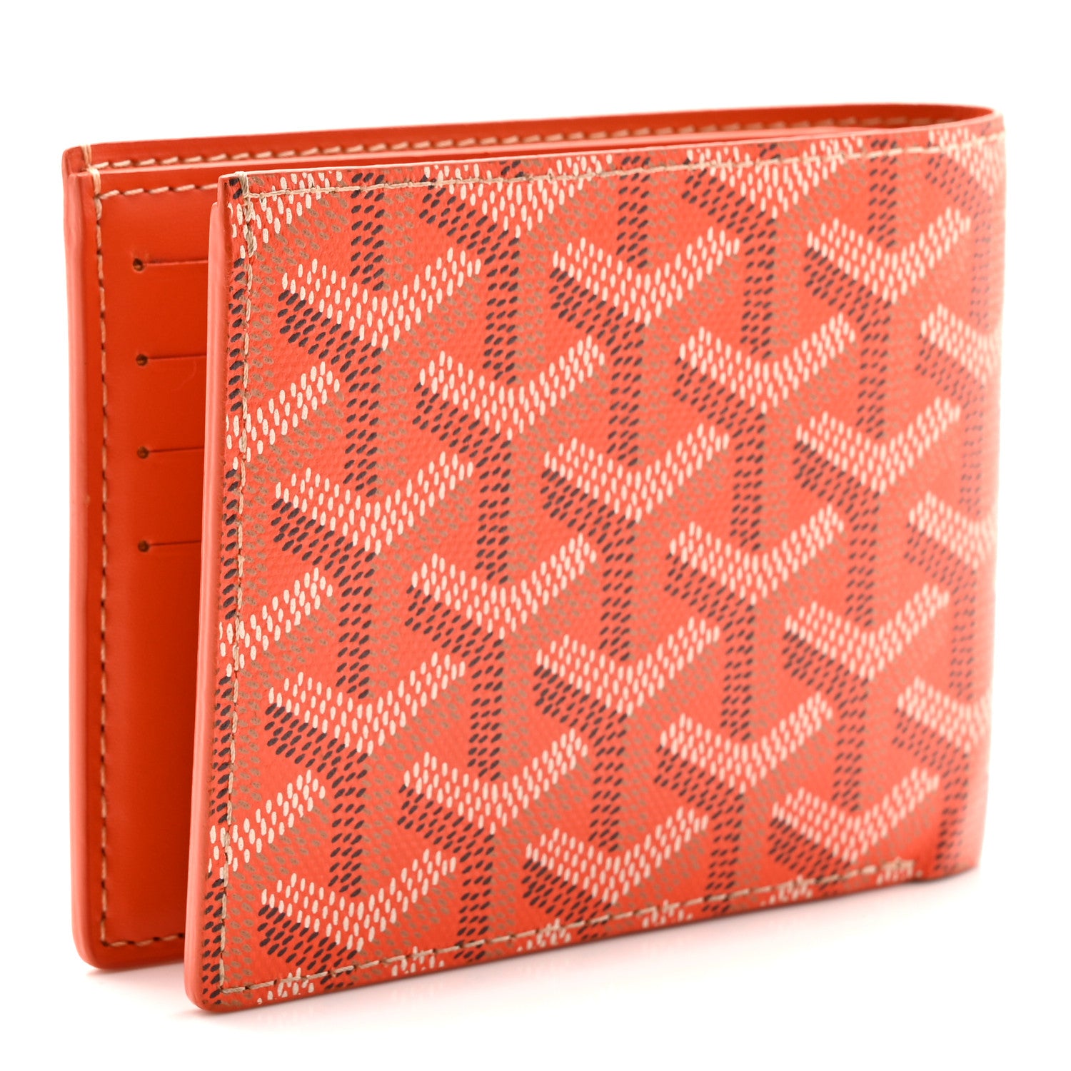Goyard Goyardine Victoire Bi-Fold Wallet Orange 3 of 8
