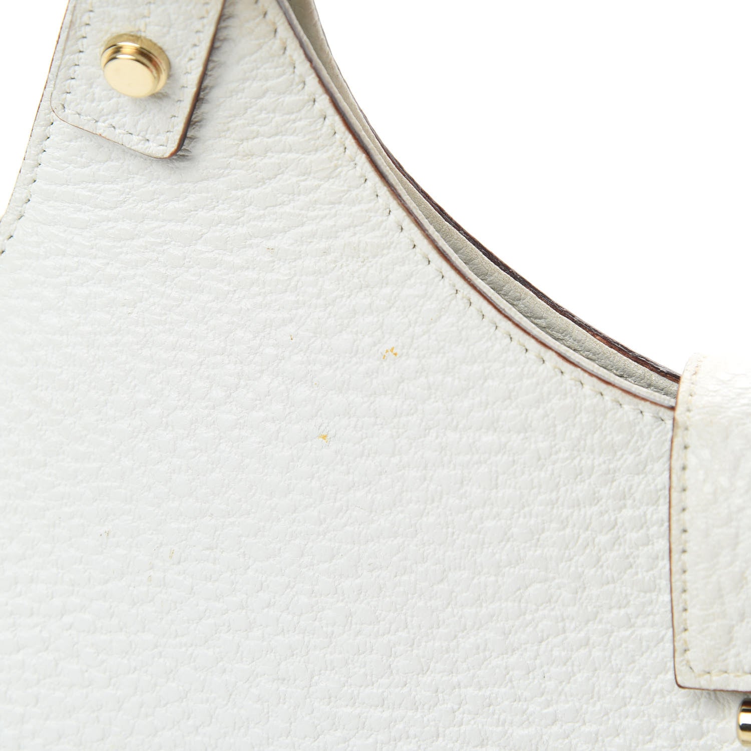 Gucci Calfskin Junco Shoulder Bag White 14 of 16