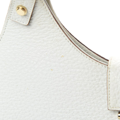 Gucci Calfskin Junco Shoulder Bag White 14 of 16