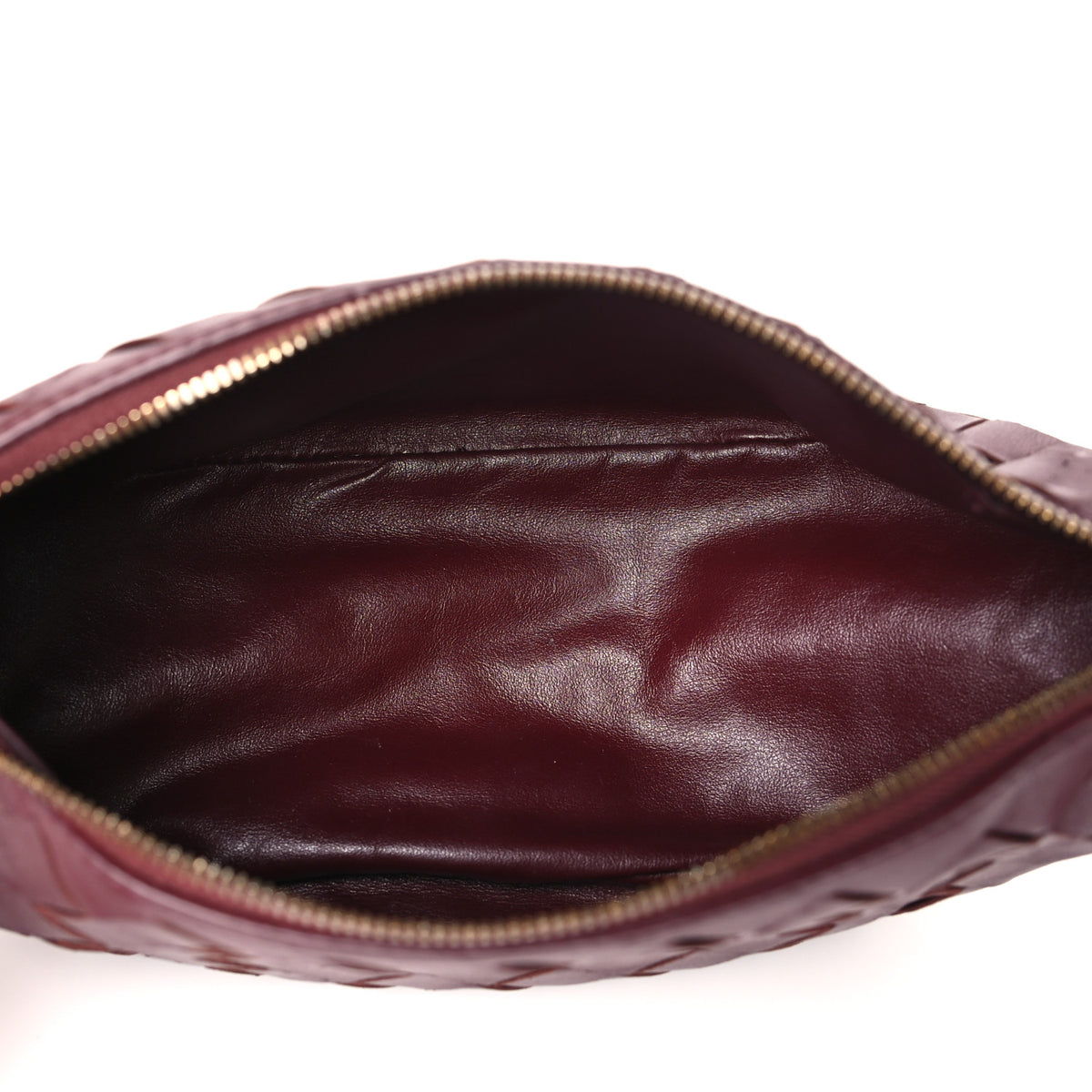 Bottega Veneta Nappa Intrecciato Half Moon Pouch On Strap Barolo 5 of 10