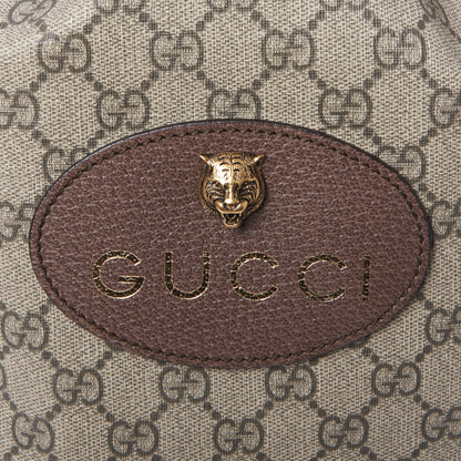 Gucci GG Supreme Monogram Neo Vintage Drawstring Backpack Beige New Acero Crop 8 of 10