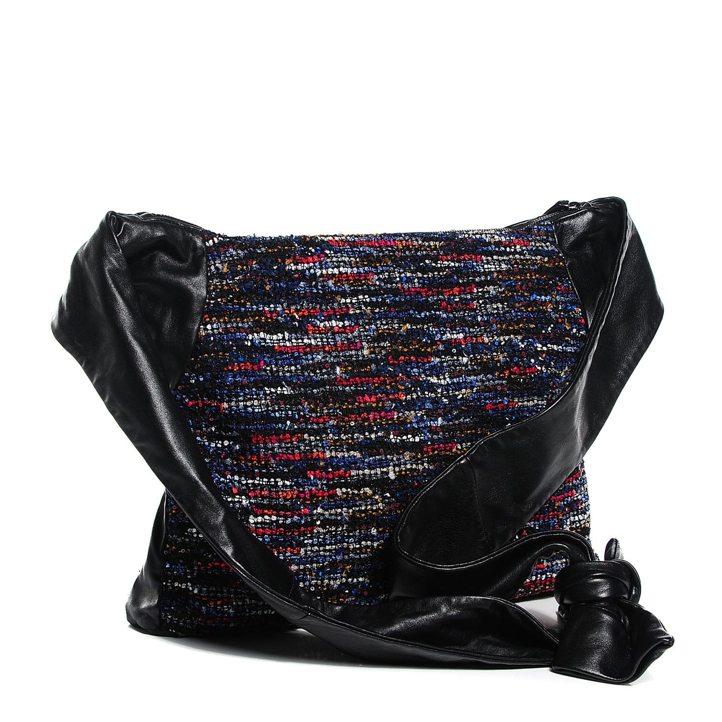 Lambskin Tweed Small Girl Bag Multicolor Black