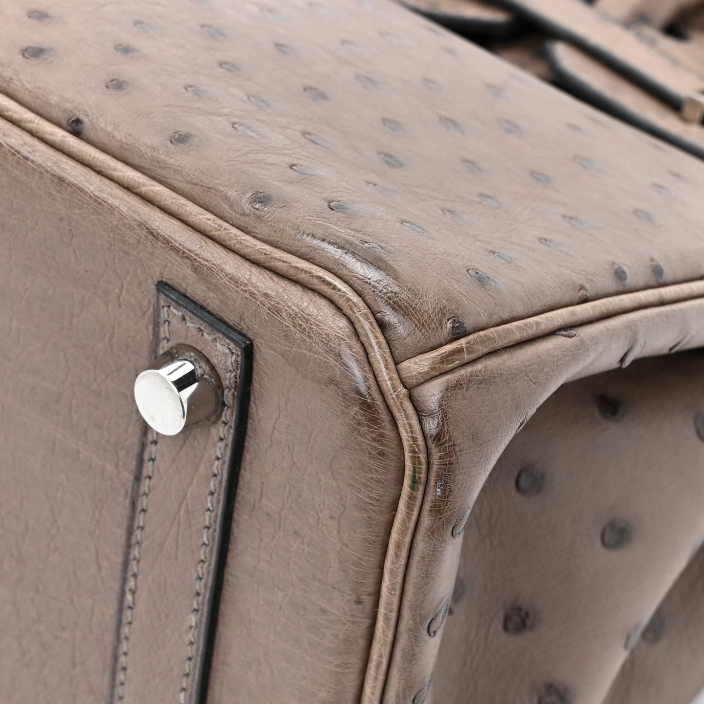 Ostrich Birkin 30 Mousse