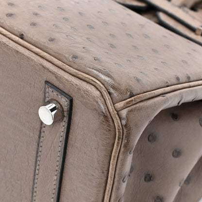Hermes Ostrich Birkin 30 Mousse 14 of 20