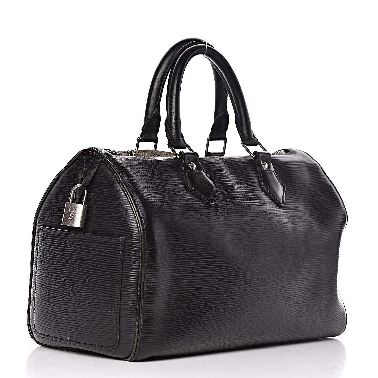 Louis Vuitton Epi Speedy 25 Black 3 of 16
