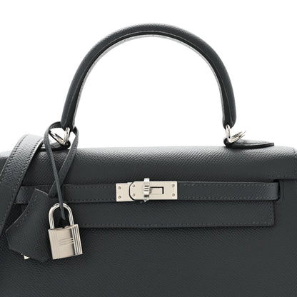 Hermes Epsom Kelly Sellier 25 Gris Misty 8 of 11