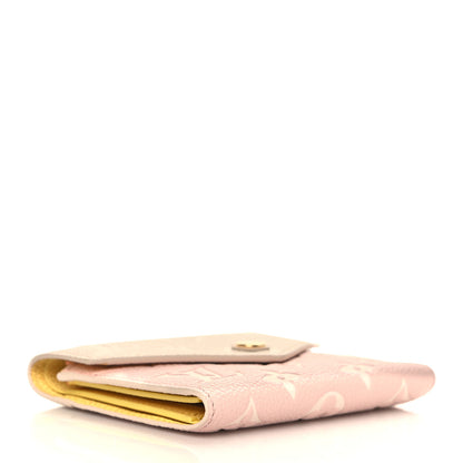 Louis Vuitton Empreinte Monogram Spring In The City Victorine Wallet Pink Beige Yellow 4 of 6