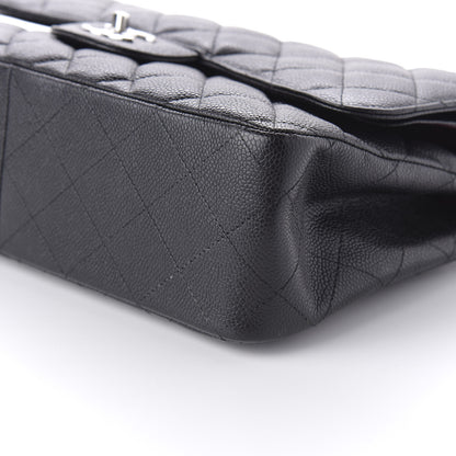 Chanel Caviar Quilted Jumbo Double Flap Black 8 of 11