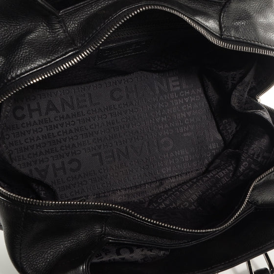 Chanel Caviar Square Stitched Medium Tote Black 5 of 8