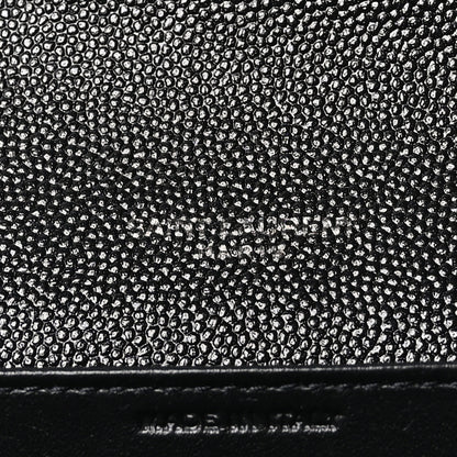 Saint Laurent Grain de Poudre Uptown Chain Wallet Black 8 of 11