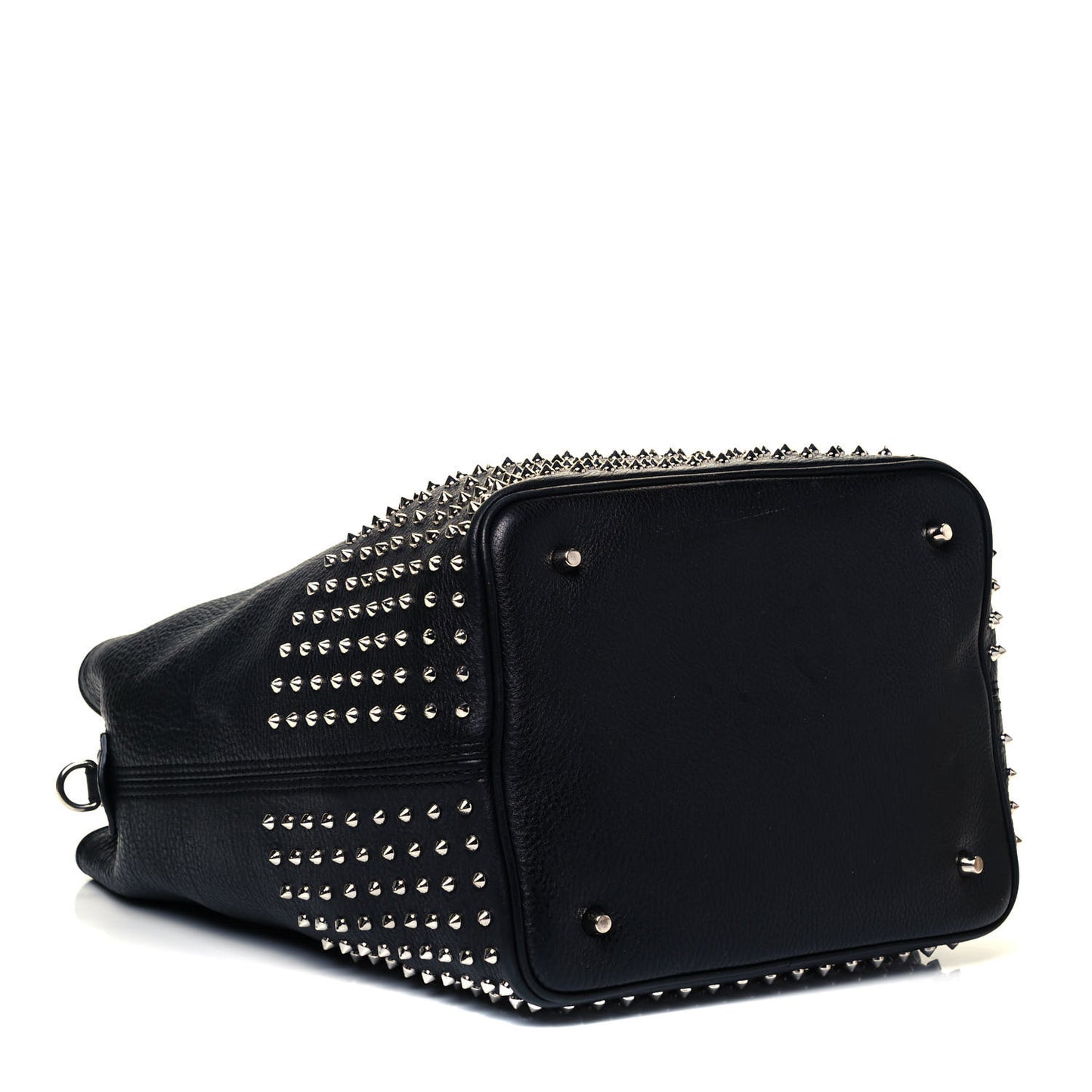 Calfskin Studded Medium Susanna Hobo Black