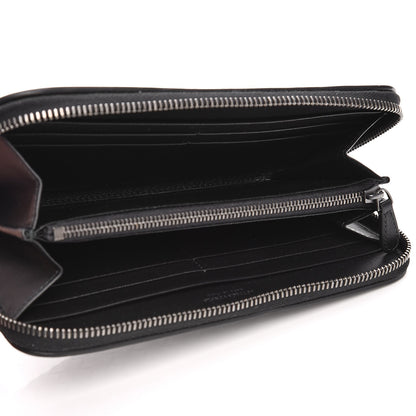 Bottega Veneta Nappa Intrecciato Zip Around Wallet Black 5 of 9