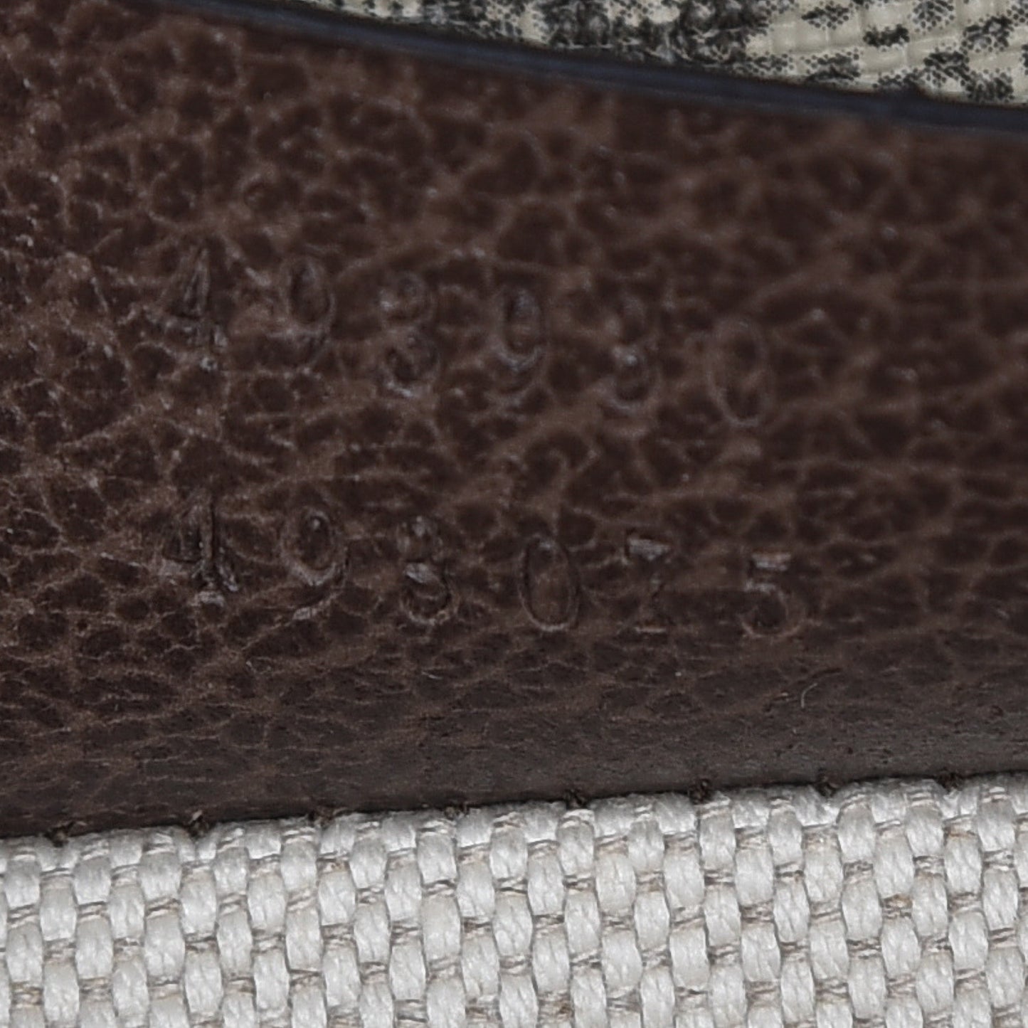 GG Supreme Monogram Neo Vintage Web Belt Bag Brown