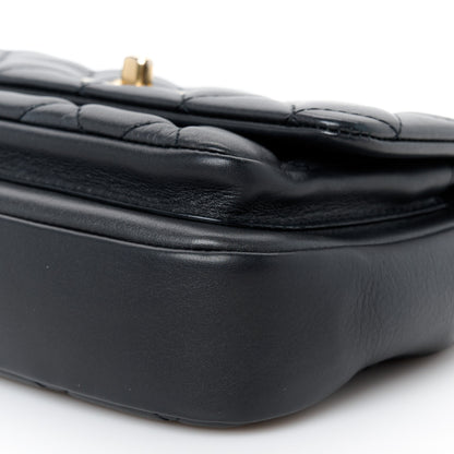 Chanel Calfskin Quilted Top Handle Flap Black 11 of 11