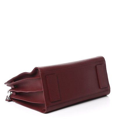 Saint Laurent Grained Calfskin Small Supple Sac De Jour Dark Pallisandre 4 of 10