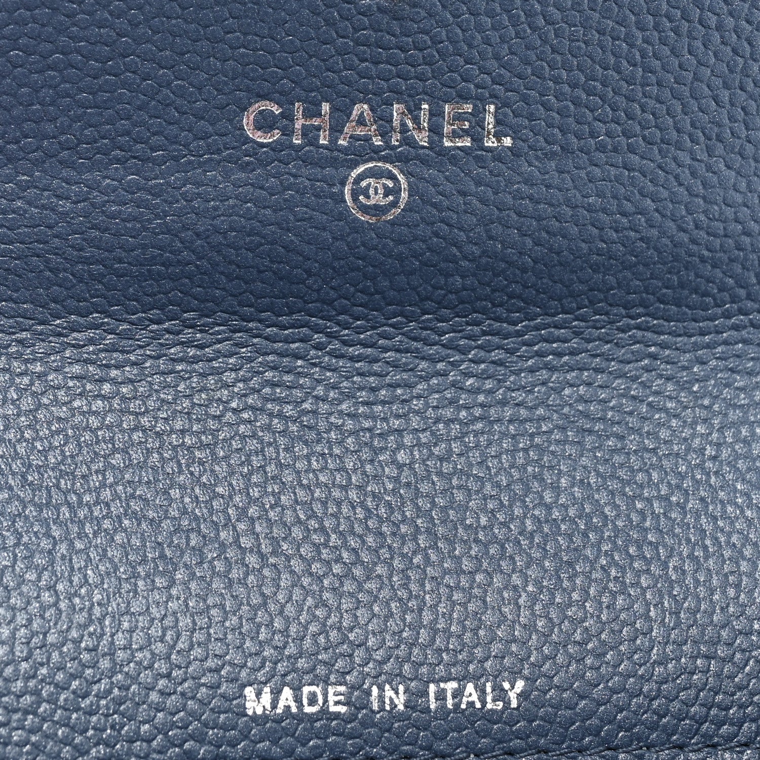 Chanel Caviar Quilted Boy Flap Card Holder Blue 6 of 11