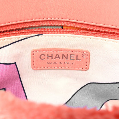 Chanel Lambskin Calfskin Mixed Fibers Quilted Medium Flap Orange 6 of 10