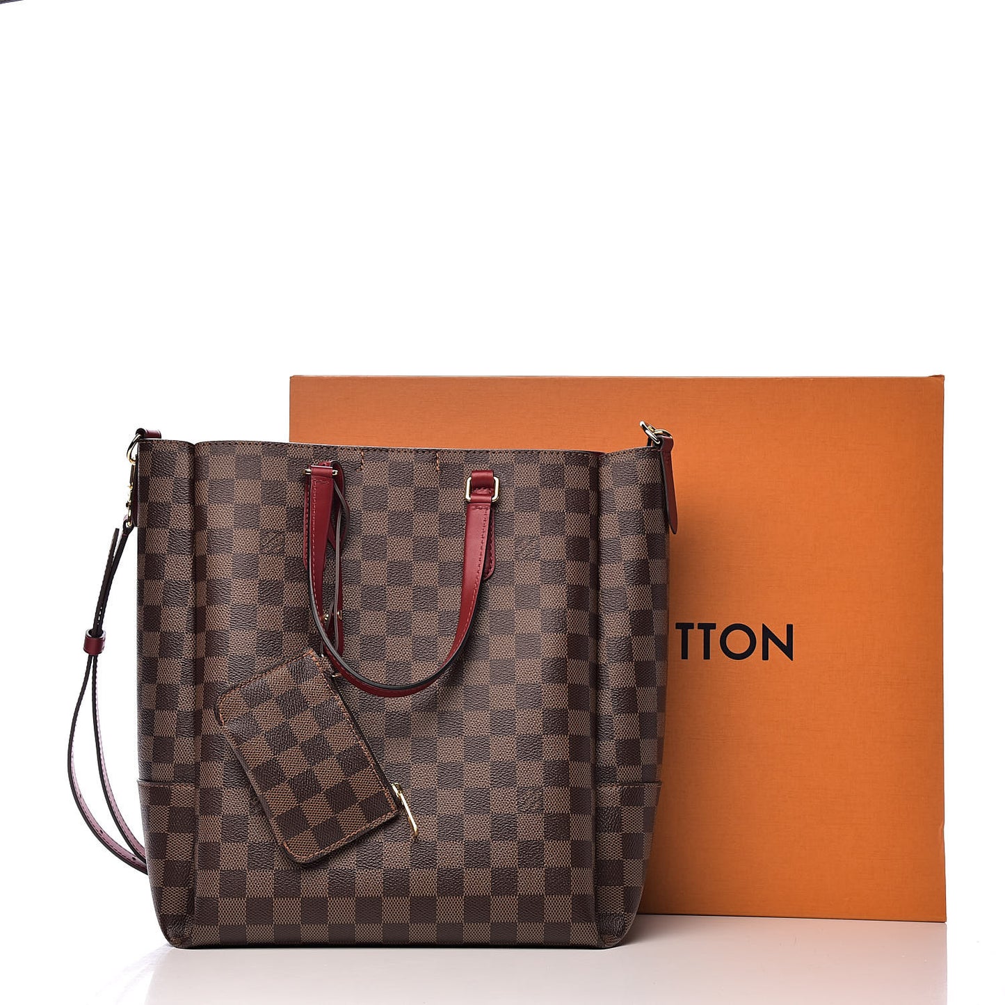 Damier Ebene Belmont MM Cherry Berry