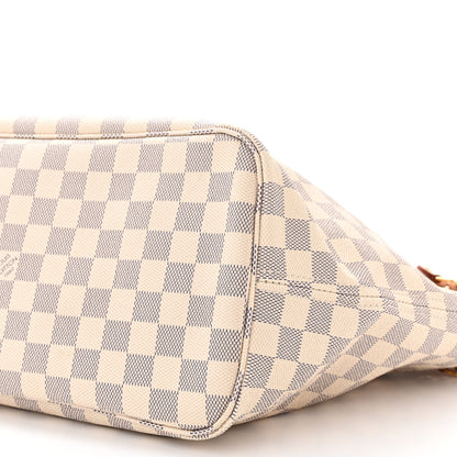 Louis Vuitton Damier Azur Neo Neverfull MM Rose Ballerine 10 of 13