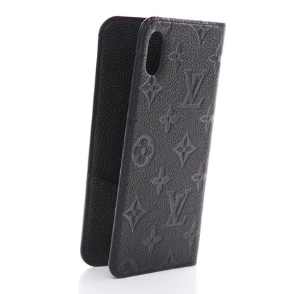 Louis Vuitton Empreinte iPhone X/XS Folio Case Black 3 of 9