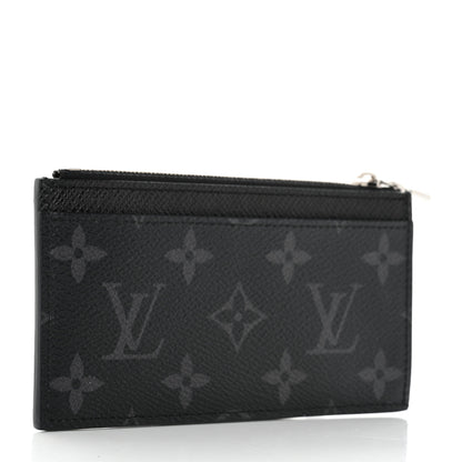Louis Vuitton Taigarama Coin Card Holder Black 3 of 10