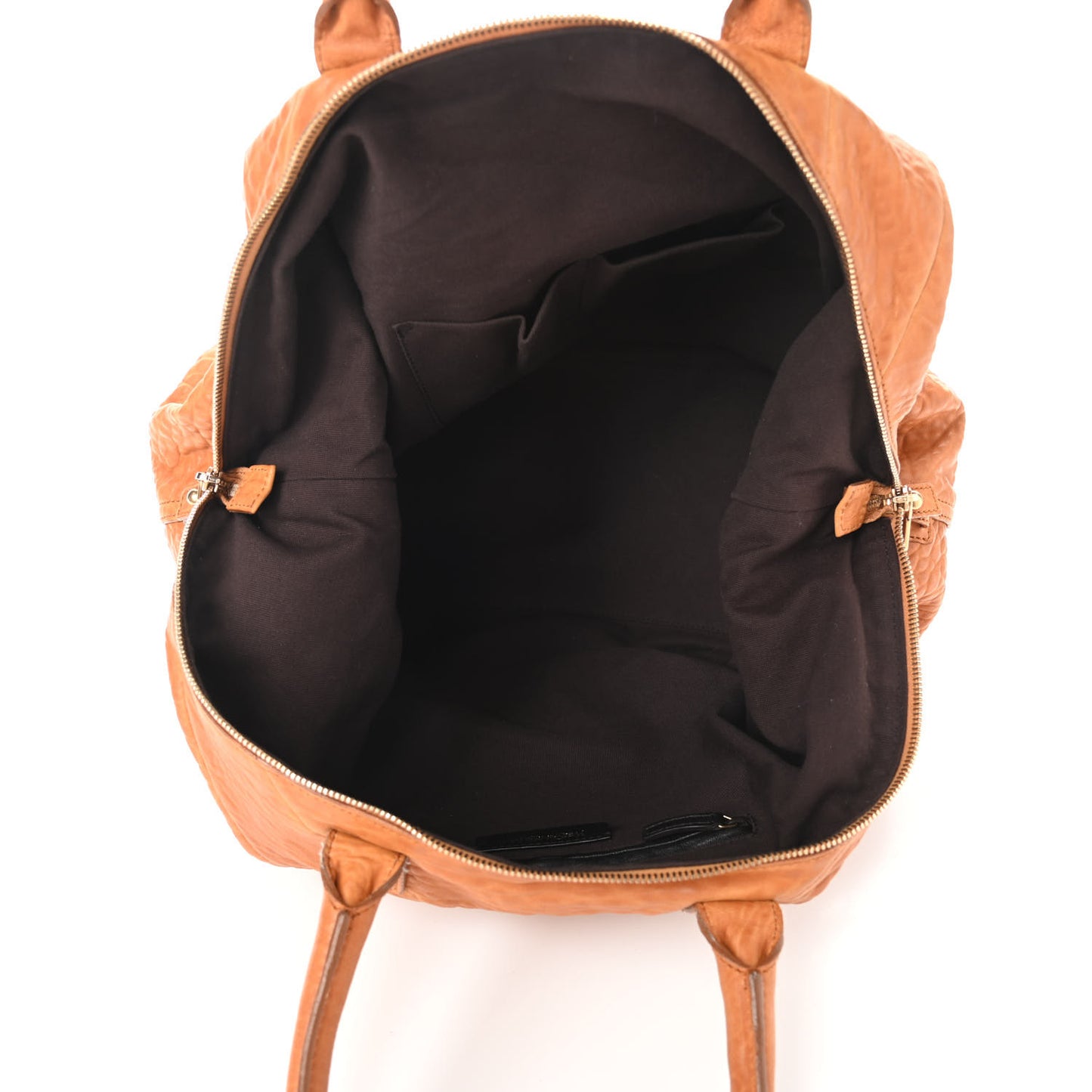 Pebbled Lambskin Medium Easy Sac Tan