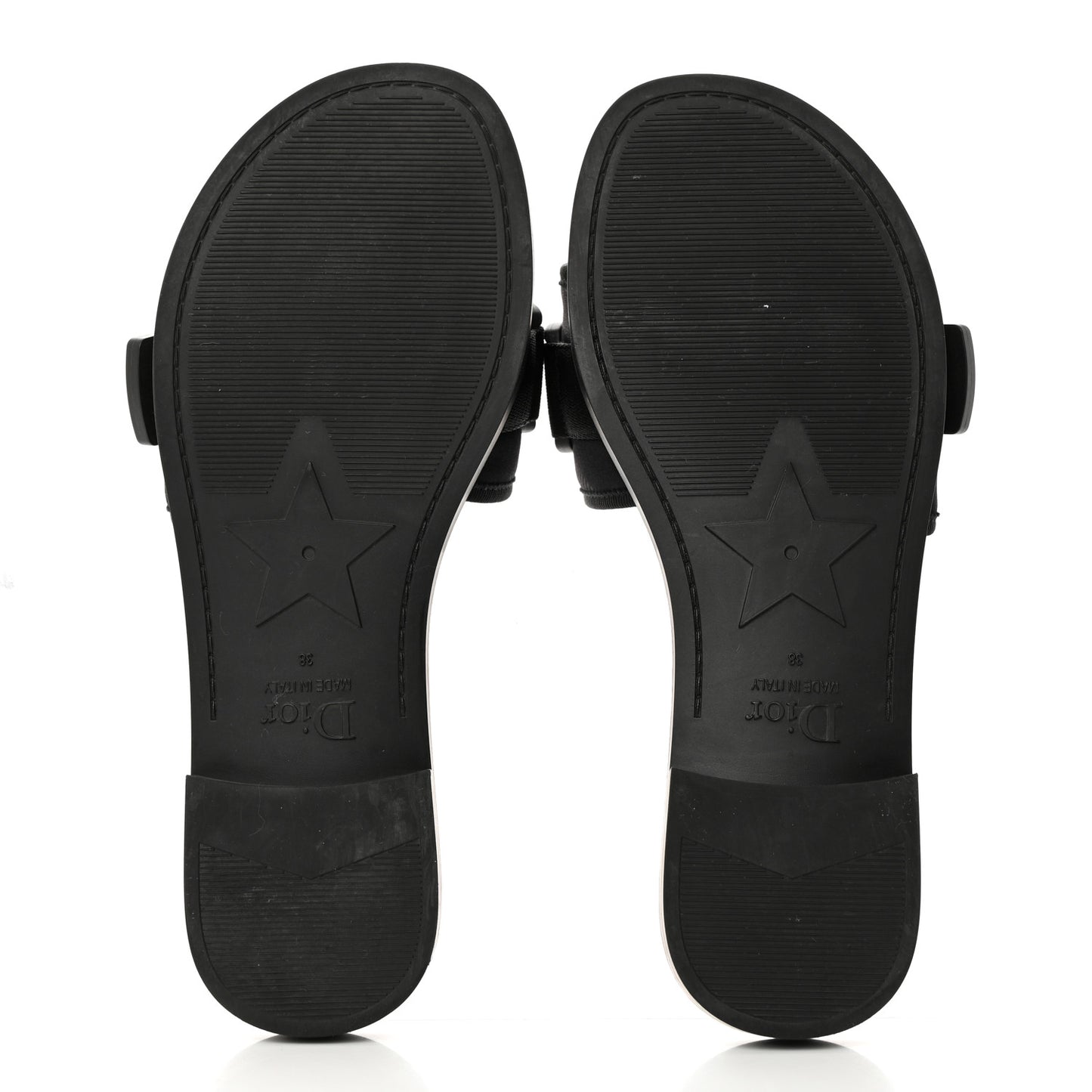 Technical Stretch Fabric Camouflage Dio(r)evolution Slide Sandals 38 Black Military