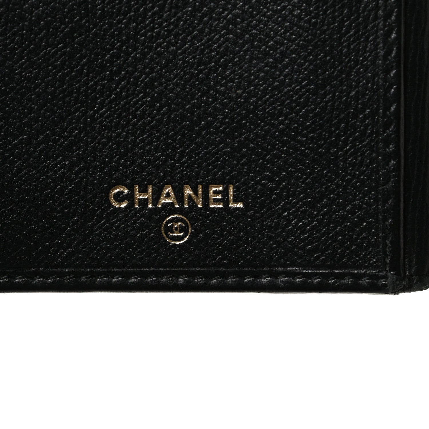 Chanel Grained Calfskin CC Button Long Wallet Black 6 of 14