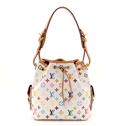 Louis Vuitton Monogram Multicolor Petit Noe White 1 of 10