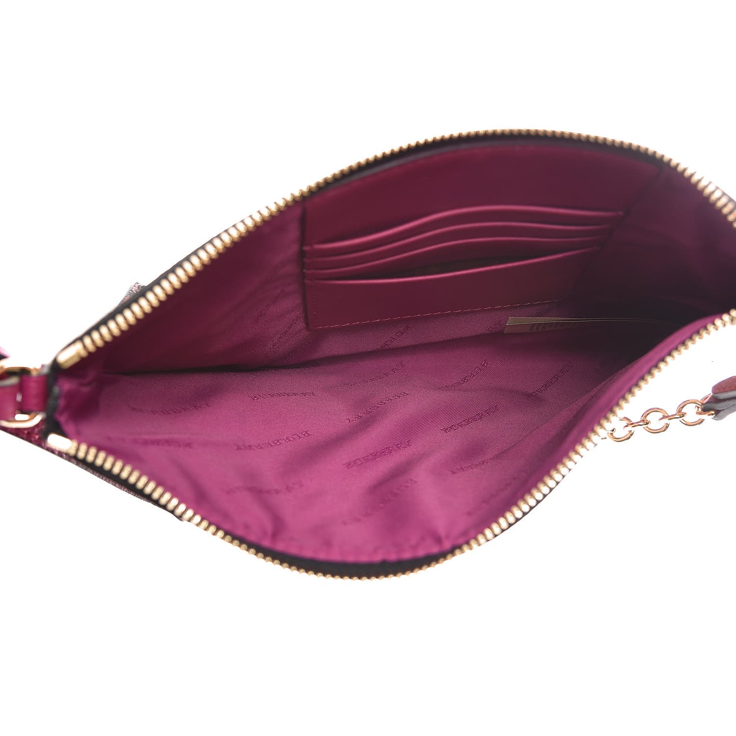 Grained Calfskin Runway Peyton Wristlet Vibrant Orange